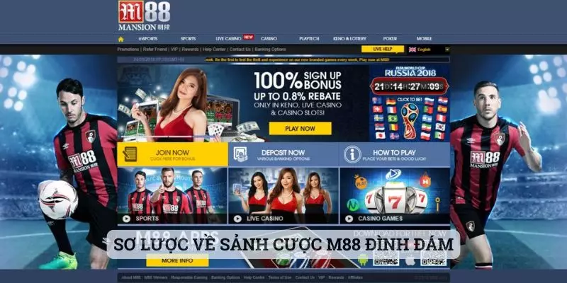 Sơ lược về sảnh cược M88 đình đám